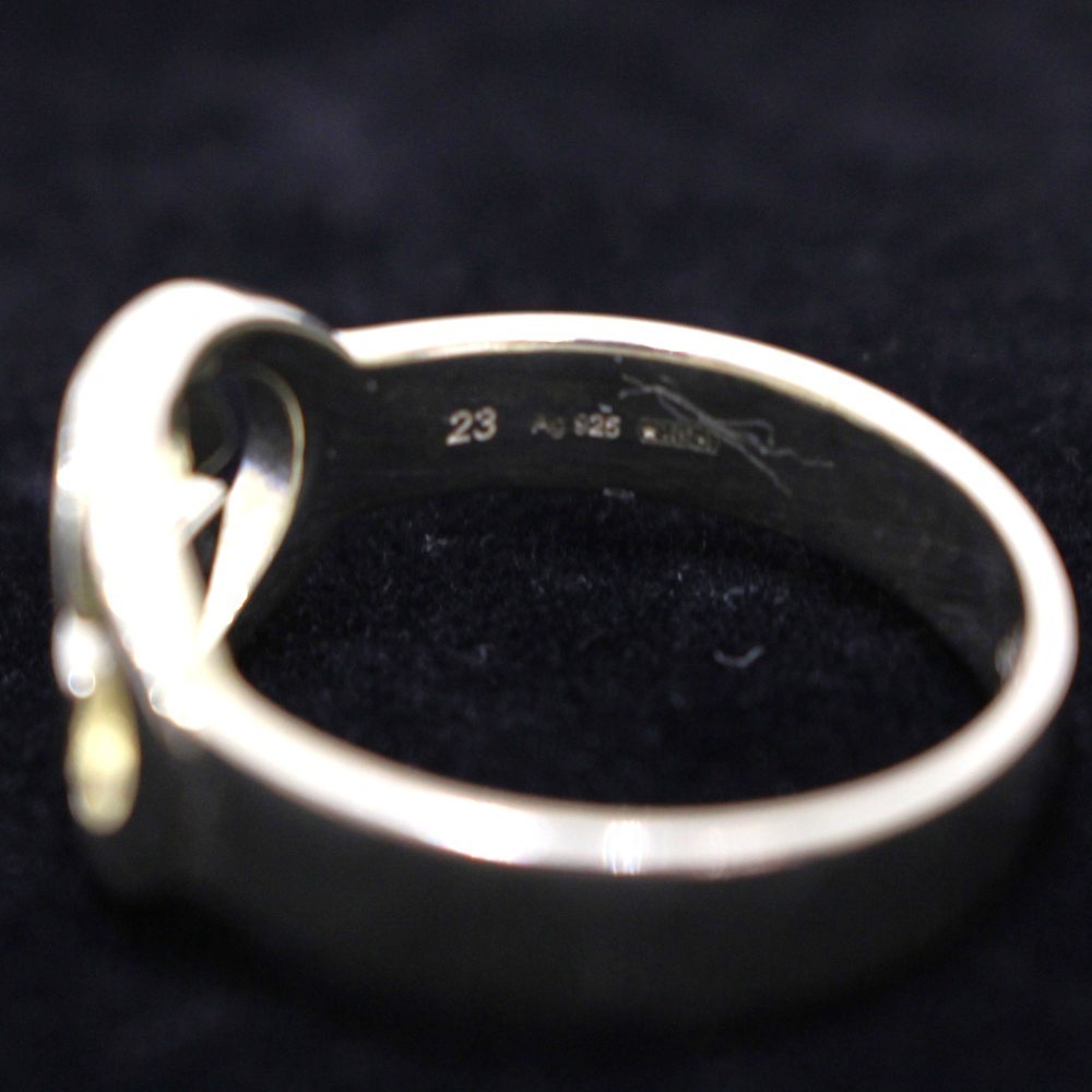 Gucci Interlocking Gg Ring Silver - image 8